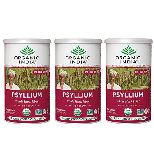 Foto 2 pulgar | Suplemento Organic India Psyllium En Polvo, 360 Ml, 3 Pa - Venta Internacional.