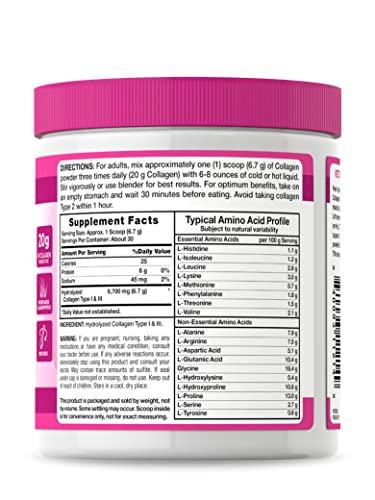 Foto 6 pulgar | Colágeno En Polvo Nature's Truth Ultra Tipo I Y Iii 200 Ml - Venta Internacional.