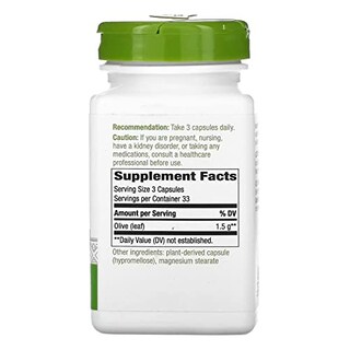 Foto 2 | Suplemento Nature's Way Olive Leaf 1500 Mg 100 Cápsulas - Venta Internacional.