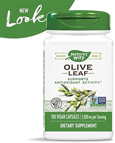 Foto 4 pulgar | Suplemento Nature's Way Olive Leaf 1500 Mg 100 Cápsulas - Venta Internacional.