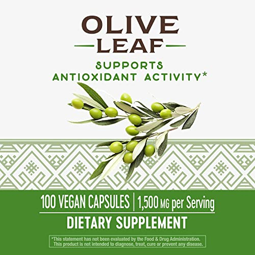 Foto 6 pulgar | Suplemento Nature's Way Olive Leaf 1500 Mg 100 Cápsulas - Venta Internacional.