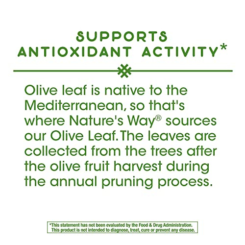 Foto 8 pulgar | Suplemento Nature's Way Olive Leaf 1500 Mg 100 Cápsulas - Venta Internacional.