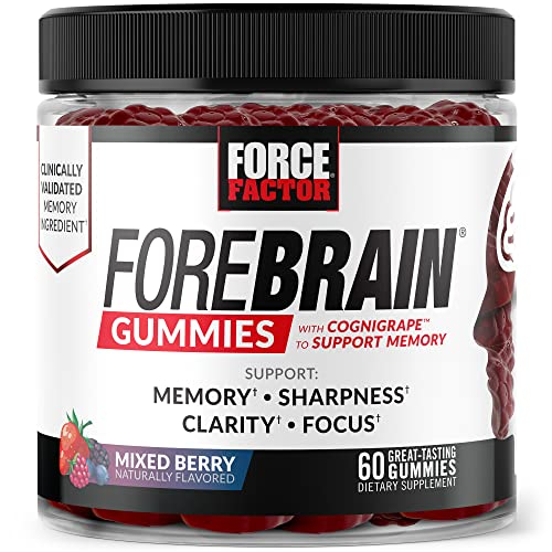 Suplemento Force Factor Forebrain Gummies Memory Focus 60 - Venta Internacional.