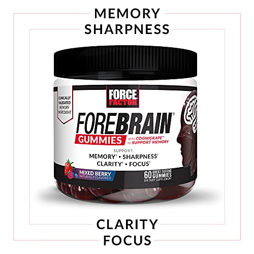Foto 2 | Suplemento Force Factor Forebrain Gummies Memory Focus 60 - Venta Internacional.