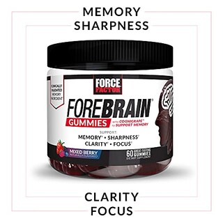 Foto 2 | Suplemento Force Factor Forebrain Gummies Memory Focus 60 - Venta Internacional.