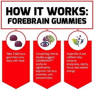 Foto 5 | Suplemento Force Factor Forebrain Gummies Memory Focus 60 - Venta Internacional.