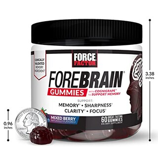 Foto 7 | Suplemento Force Factor Forebrain Gummies Memory Focus 60 - Venta Internacional.