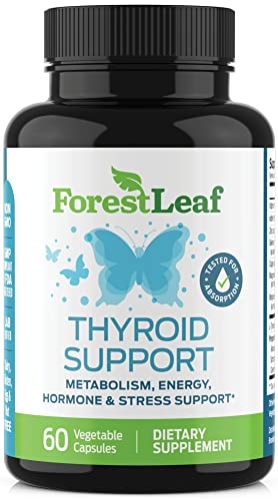 Foto 2 pulgar | Suplemento Forestleaf Thyroid Support Con Yodo, 60 Cápsulas - Venta Internacional.
