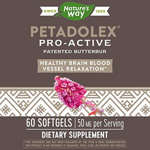 Foto 3 pulgar | Suplemento Nature's Way Petadolex Pro-active 60 Cápsulas Blandas - Venta Internacional.