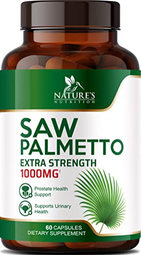 Foto 2 pulgar | Suplemento Nature's Nutrition Saw Palmetto 1000 Mg 60 Cápsulas - Venta Internacional.