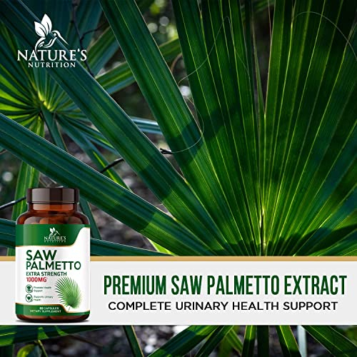 Foto 5 | Suplemento Nature's Nutrition Saw Palmetto 1000 Mg 60 Cápsulas - Venta Internacional.