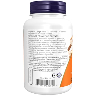 Foto 3 | Suplementa El Probiótico Saccharomyces Boulardii De Ahora 5 Mil Millones De C - Venta Internacional.