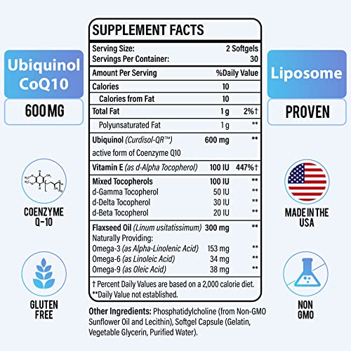 Foto 3 pulgar | Suplemento Vitablosom Liposomal Coq10 600 Mg Con Vitamina E - Venta Internacional.