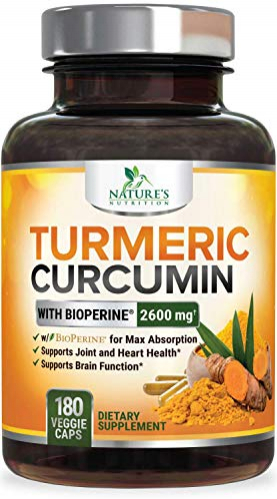 Foto 2 pulgar | Suplemento De Curcumina Con Cúrcuma De Nature's Nutrition, 2600 Mg - Venta Internacional.