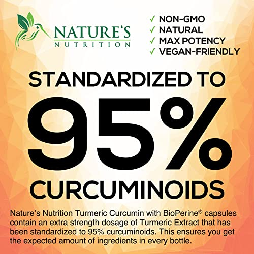 Foto 7 pulgar | Suplemento De Curcumina Con Cúrcuma De Nature's Nutrition, 2600 Mg - Venta Internacional.