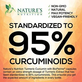 Foto 6 | Suplemento De Curcumina Con Cúrcuma De Nature's Nutrition, 2600 Mg - Venta Internacional.