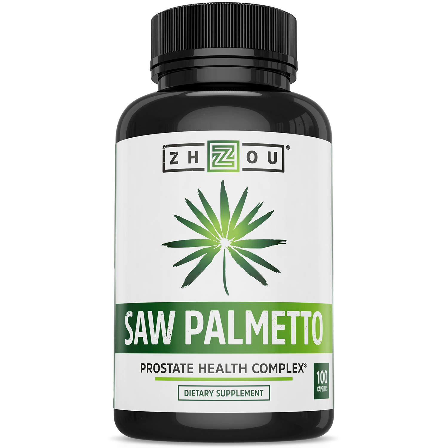Suplemento De Extracto De Palma Enana Americana De Zhou Nutrition, 500 Mg, 100 Cápsulas - Venta Internacional.