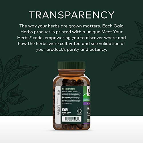 Foto 5 pulgar | Suplemento Gaia Herbs Con Raíz De Ashwagandha, 120 Cápsulas Veganas - Venta Internacional.