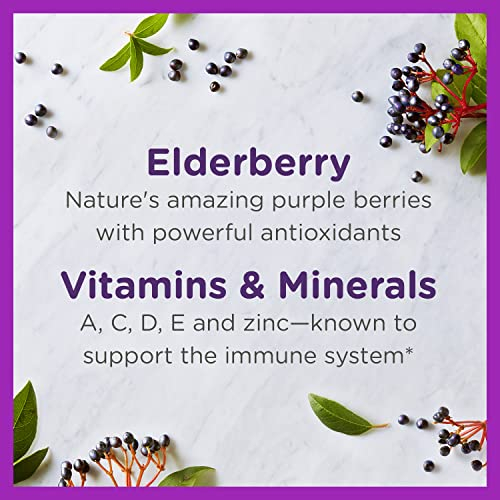 Foto 5 pulgar | Gomitas Zarbee's Elderberry Con Vitamina C, Zinc Kids 2+ 21u - Venta Internacional.