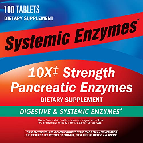 Foto 6 pulgar | Suplemento Nature's Way Mega-zyme Enzyme 100 Comprimidos - Venta Internacional.