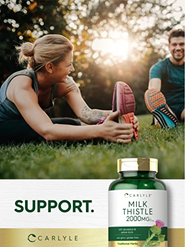 Foto 4 pulgar | Suplemento Carlyle Milk Thistle 2000 Mg 180 Cápsulas - Venta Internacional.