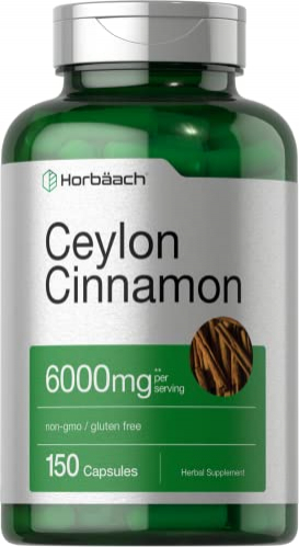 Foto 2 pulgar | Suplemento Horbäach: Extracto De Canela De Ceilán, 6000 Mg, 150 Cápsulas - Venta Internacional.