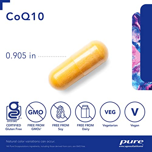 Foto 4 pulgar | Suplemento De 500 Mg De Coq10 De Pure Encapsulations Con 6 Antioxidantes - Venta Internacional.