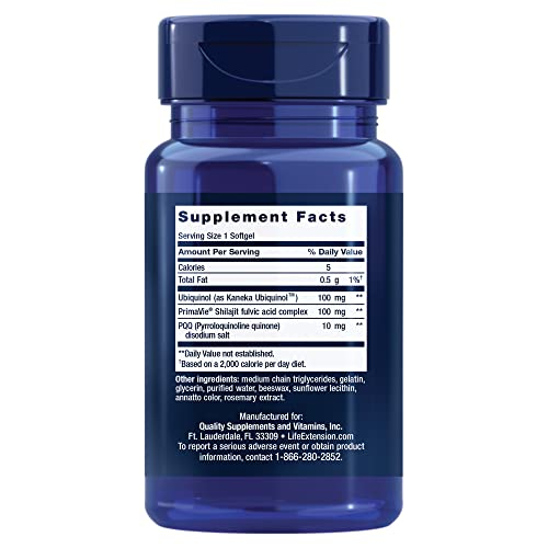 Foto 3 pulgar | Complemente Life Extension Super Ubiquinol Coq10 Con Pqq 30  - Venta Internacional.