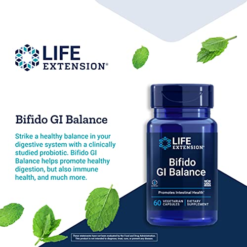 Foto 5 pulgar | Probiotics Life Extension Bifido Gi Balance 60 Cápsulas - Venta Internacional.