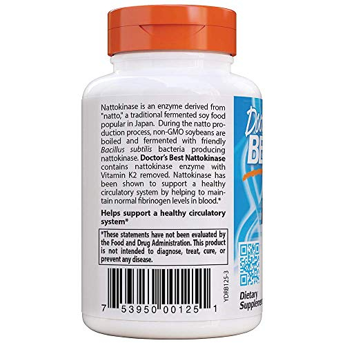 Foto 4 pulgar | Suplemento Doctor's Best Nattokinase 2000 Fu Heart Health 9 - Venta Internacional.