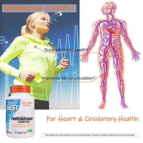 Foto 6 pulgar | Suplemento Doctor's Best Nattokinase 2000 Fu Heart Health 9 - Venta Internacional.