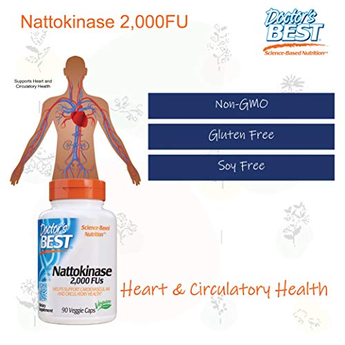 Foto 7 pulgar | Suplemento Doctor's Best Nattokinase 2000 Fu Heart Health 9 - Venta Internacional.