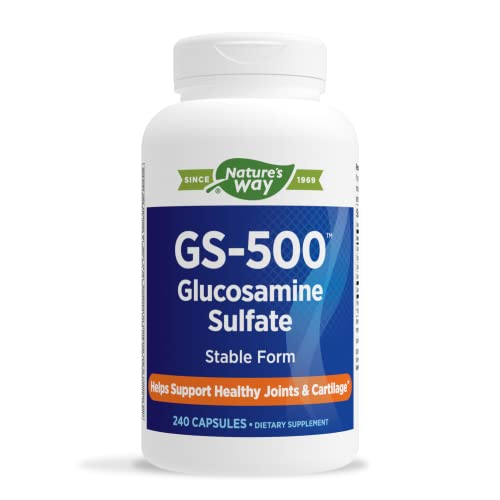 Foto 2 pulgar | Suplemento Nature's Way Gs-500 De Sulfato De Glucosamina 500 Mg 240 - Venta Internacional.