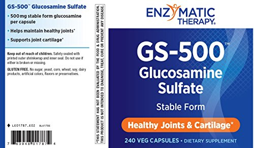 Foto 4 pulgar | Suplemento Nature's Way Gs-500 De Sulfato De Glucosamina 500 Mg 240 - Venta Internacional.