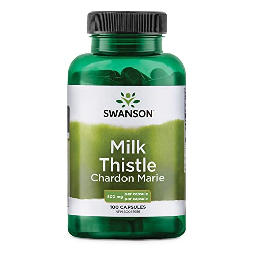 Suplemento Swanson Milk Thistle-herbal Hígado Support 100 Cápsulas - Venta Internacional.