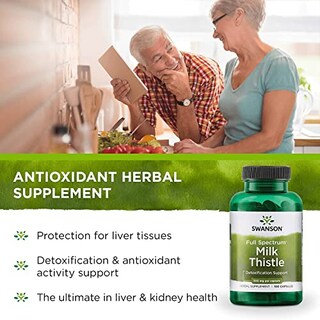 Foto 5 | Suplemento Swanson Milk Thistle-herbal Hígado Support 100 Cápsulas - Venta Internacional.