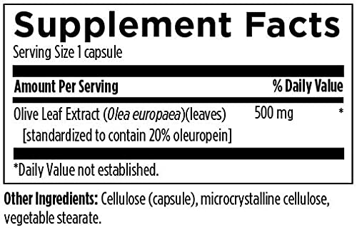 Foto 5 pulgar | Diseños De Suplementos Para La Salud Extracto De Hoja De Olivo 500 Mg - Venta Internacional.