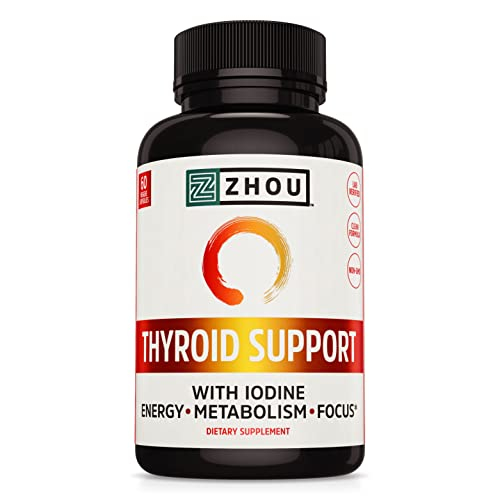Foto 2 pulgar | Suplemento Zhou Thyroid Support Complex 60 Cápsulas - Venta Internacional.
