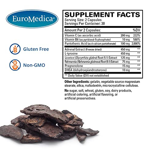 Foto 4 | Suplemento Euromedica Adrenaplex 60 Cápsulas - Venta Internacional.