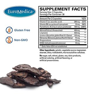Foto 4 | Suplemento Euromedica Adrenaplex 60 Cápsulas - Venta Internacional.