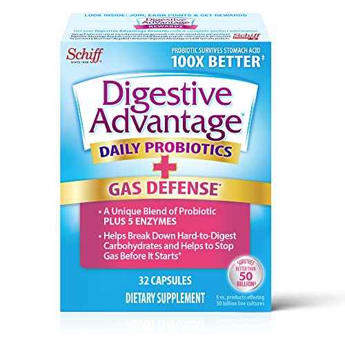 Suplemento Digestive Advantage Para Enzimas De Acción Rápida, 32 Cápsulas - Venta Internacional.