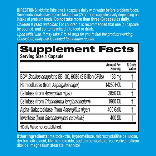 Foto 3 pulgar | Suplemento Digestive Advantage Para Enzimas De Acción Rápida, 32 Cápsulas - Venta Internacional.