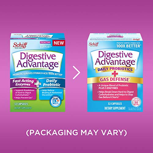 Foto 7 | Suplemento Digestive Advantage Para Enzimas De Acción Rápida, 32 Cápsulas - Venta Internacional.