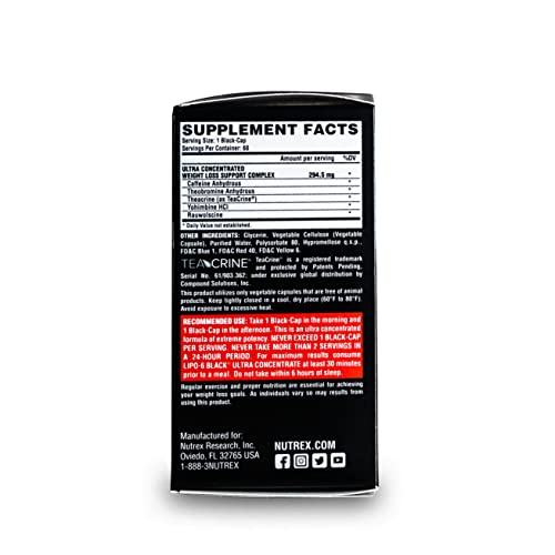 Foto 4 pulgar | Suplemento Nutrex Research Lipo-6 Black Ultra Concentrate - Venta Internacional.