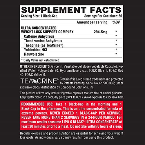 Foto 5 pulgar | Suplemento Nutrex Research Lipo-6 Black Ultra Concentrate - Venta Internacional.