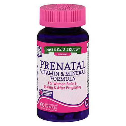 Foto 2 pulgar | Fórmula Prenatal De Vitaminas Y Minerales, 60 Cápsulas, Nature's Truth X2 - Venta Internacional.