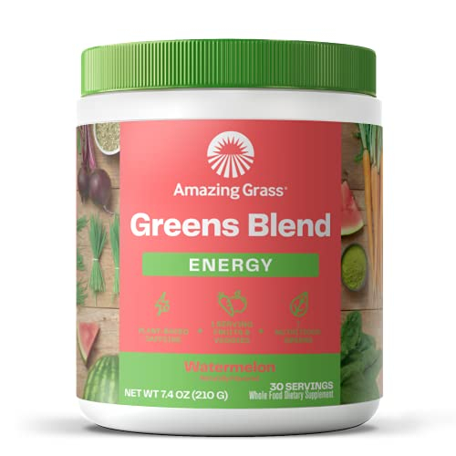 Foto 2 pulgar | Super Greens Powder Amazing Grass Energy Sandía, 30 Porciones - Venta Internacional.