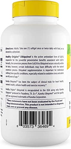 Foto 3 | Suplemento De Ubiquinol De Healthy Origins 100 Mg Kaneka Qh 150 Sof - Venta Internacional.