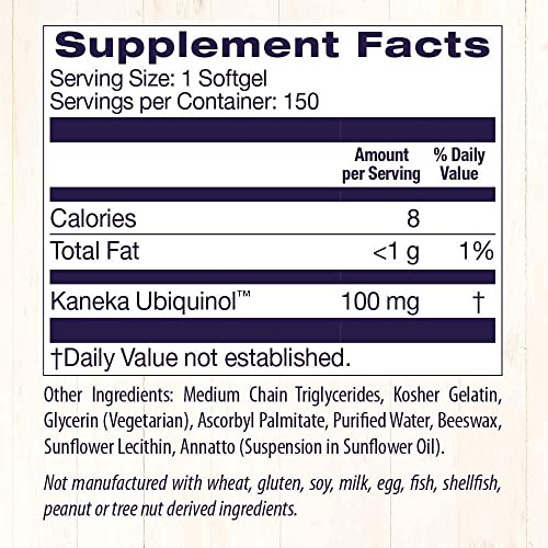 Foto 5 | Suplemento De Ubiquinol De Healthy Origins 100 Mg Kaneka Qh 150 Sof - Venta Internacional.