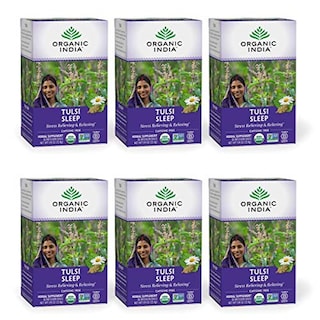 Foto 1 | Tea Organic India Tulsi Sleep, Té De Hierbas, 18 Bolsas, Paquete De 6 - Venta Internacional.